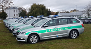 samochód patrolowy Skoda Octavia