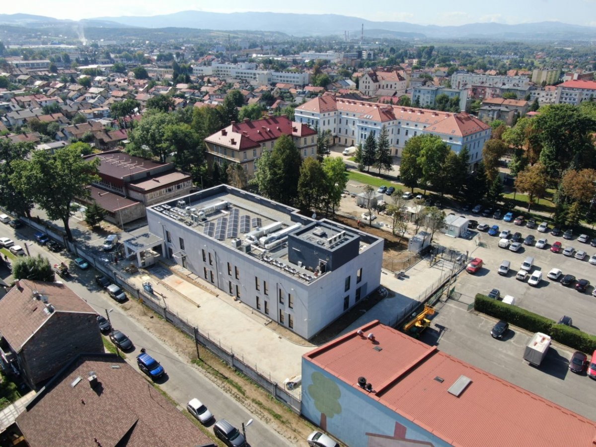 Budynek nr 16 w m. Nowy Sącz (widok z góry)