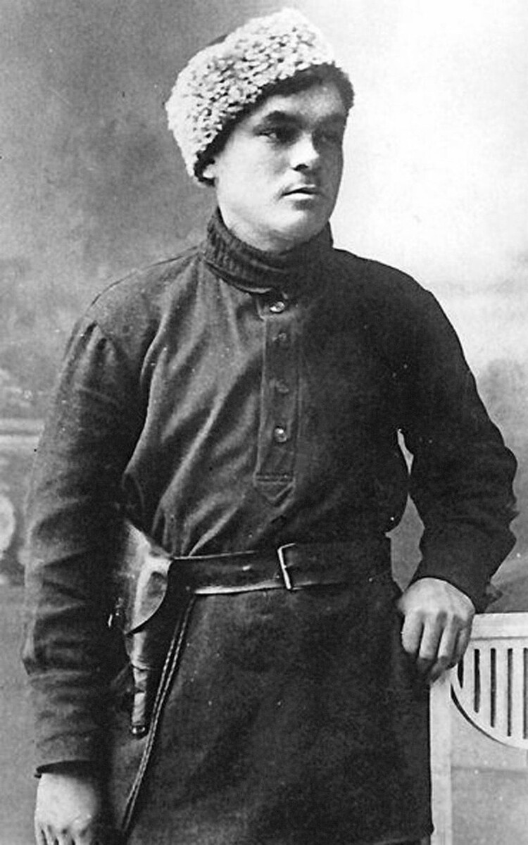 Portret Stanisława Waupszasowa, organizatora napaści na Stołpce