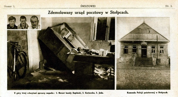 Prasowe doniesienia o napaści na Stołpce