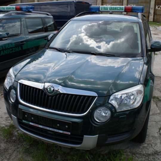 samochód patrolowo-szosowy Skoda Yeti