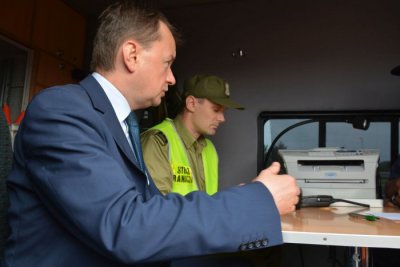 wizyta Ministra SWiA w Kołbaskowie 
