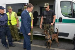 wizyta Ministra SWiA w Kołbaskowie 