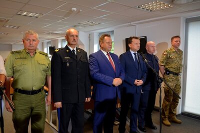 odprawa szefów służb w Legionowie 