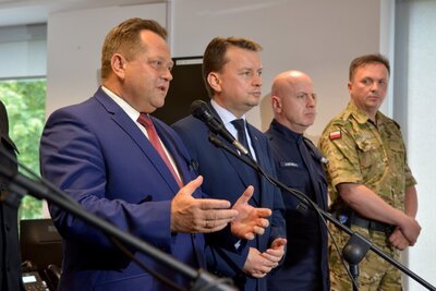 odprawa szefów służb w Legionowie 