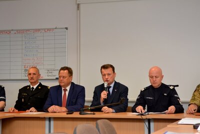 odprawa szefów służb w Legionowie 