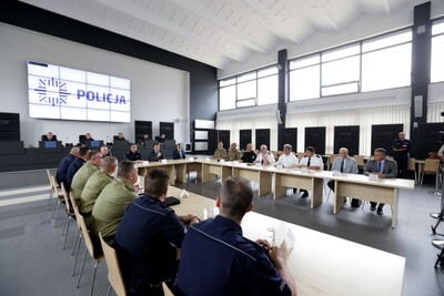 odprawa służb MSWiA w Częstochowie 