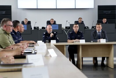 odprawa służb MSWiA w Częstochowie 