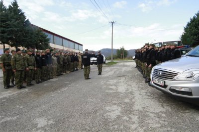 funkcjonariusze SG na misji w Macedonii 