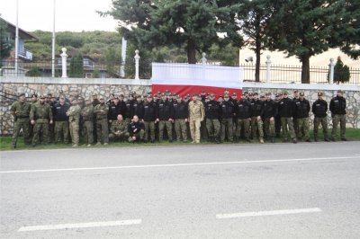 funkcjonariusze SG na misji w Macedonii 