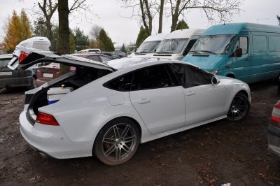 odzyskane luksusowe Audi A7 