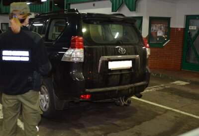 toyota zatrzymana na granicy 