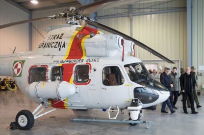 helikopter SG - Placówka SG w Huwnikach 