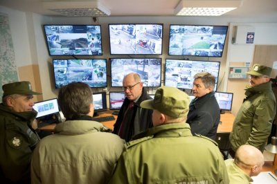 centrum operacyjne kierownika zmiany - Placówka SG w Medyce 