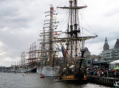 Straż Graniczna zapewniała bezpieczeństwo regat Tall Ship Races Szczecin` 2017 