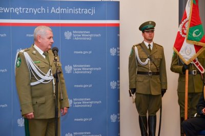 Wystąpienie Komendanta Głównego SG gen. bryg. SG Marka Łapińskiego 