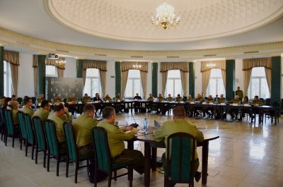 Odprawa służbowa kadry kierowniczej SG 