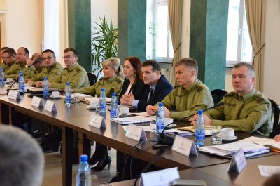 Odprawa służbowa kadry kierowniczej SG 