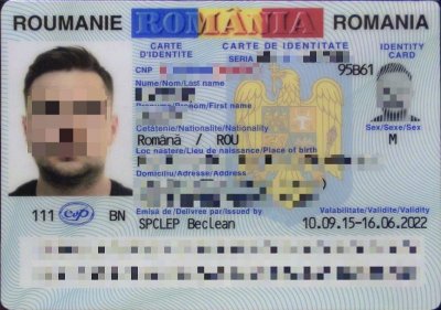 podrobiony rumuński dowód osobisty 