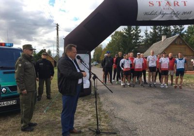 Inauguracja biegu sztafetowego „Wokół Niepodległej” 