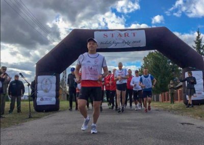 Inauguracja biegu sztafetowego „Wokół Niepodległej” 