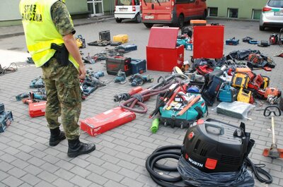 przedmioty, które mogły pochodzić z kradzieży 