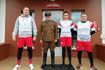 sztafeta Straży Granicznej "Wokół Niepodległej" 