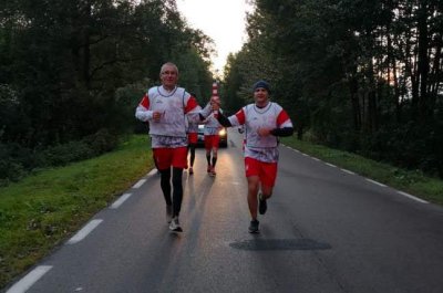 sztafeta Straży Granicznej "Wokół Niepodległej" 