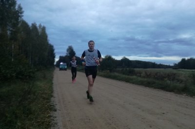 PSG Czeremcha. Zapada noc, a do celu jeszcze trochę. (Podlaski OSG, 23.09.2018 ok. g. 18.15)