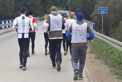 Dobiegamy do Tylawy. (Bieszczadzki OSG, 27.09.2018 ok. 12.00)