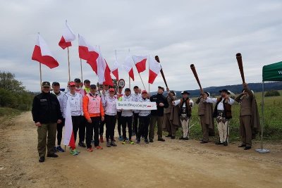 Wyszowatka. Po zakończeniu etapu można spokojnie pozować do zdjęcia. (Karpacki OSG, 27.09.209 g. 17.00)