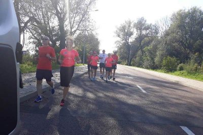 Reprezentacja Bieszczadzkiego Oddziału SG już trenuje na drogach, którymi pobiegną.