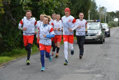 Przy takim prowadzącym nogi same niosą. (Nadbużański OSG, 24.09.2018)