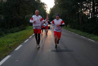 Zapada zmrok. Biegniemy. Razem do celu. (Nadbużański OSG, 24.09.2018)