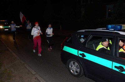 Radziszewo. Podobno nocą biega się najprzyjemniej. (Morski OSG, 4.10.2018 ok. g. 19.50)