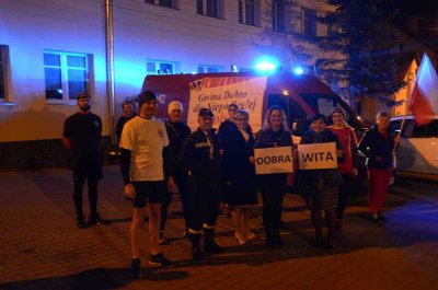 Dołuje. Szczecin mijamy od lewej strony i zmierzamy prosto do Zalewu Szczecińskiego. (Morski OSG, 4.10.2018 ok. g. 22.00)