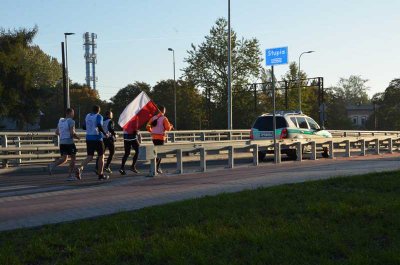 Ustka. To już druga połowa etapu. Do pokonania niecałe 400 kilometrów. (Morski OSG, 6.10.2018 ok. g. 8.10)