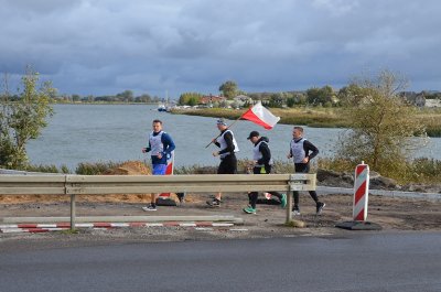 Gdańsk. Zmierzamy ku Wyspie Sobieszewskiej. (Morski OSG, 7.10.2018 ok. g. 16.00)