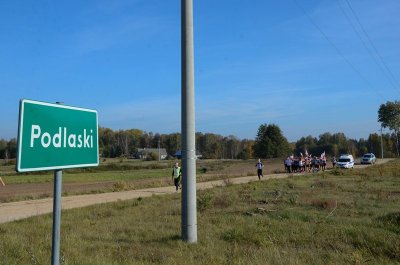 Podlaski. Nikt nie może mieć wątpliwości, przez który Oddział SG biegniemy. (Podlaski OSG, 10.10.2018 ok. g. 13.00)