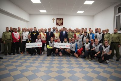 Sejny. Tak kończy się nasz Bieg Sztafetowy "Wokół Niepodległej".