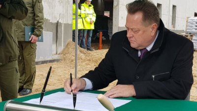 Rozpoczęcie budowy nowej stacji obsługi pojazdów 