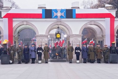 uroczystości przed Grobem Nieznanego Żołnierza 