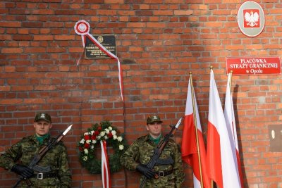 uroczystość nadania imienia Placówce SG w Opolu 