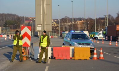 ćwiczenia z tymczasowego przywrócenia kontroli granicznej - Śląski OSG marzec 2018 