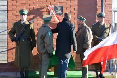 Mjr Bronisław Kontrym „Żmudzin” patronem Placówki SG w Górowie Iławeckim 