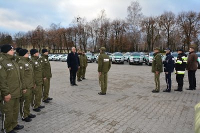 wizyta ministra SWiA w NOSG 