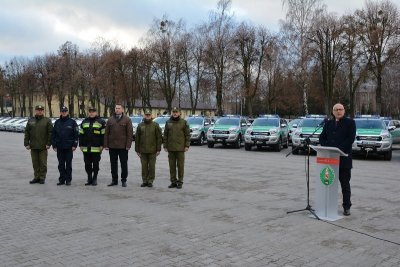 wizyta ministra SWiA w NOSG 