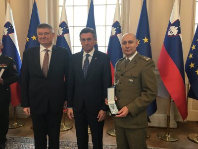 Straż Graniczna została odznaczona przez Prezydenta Słowenii 