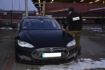 Tesla kradziona w Norwegii 
