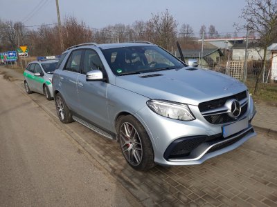 odzyskany Mercedes Benz ANG GLE 63S 